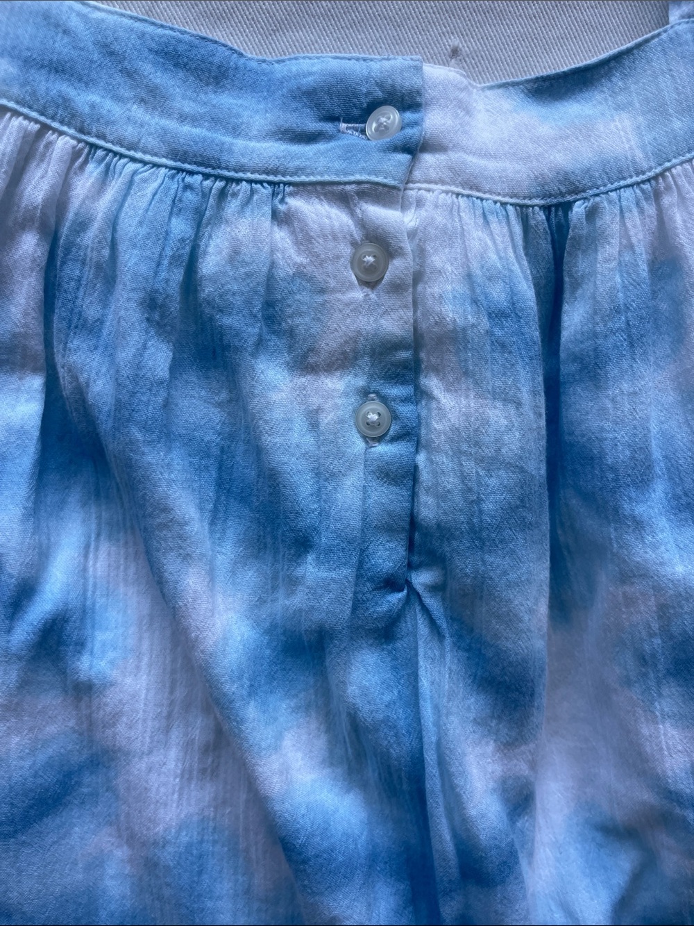 Janie and Jack Girls Size 10 Light Blue Tie-Dye Sundress - Picture 8 of 8